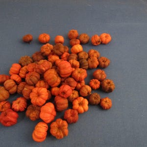 Putka Pods, Miniature Pumpkins, Dollhouse Pumpkins, 70 pumpkins, Tiny Pumpkins