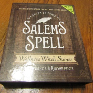 Salem&#39;s Spell Wellness Witch Stones For Guidance & Knowledge Complete Kit