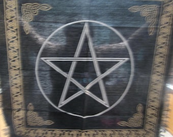 Pentacle  Altar Cloth 24 x 24, heavy