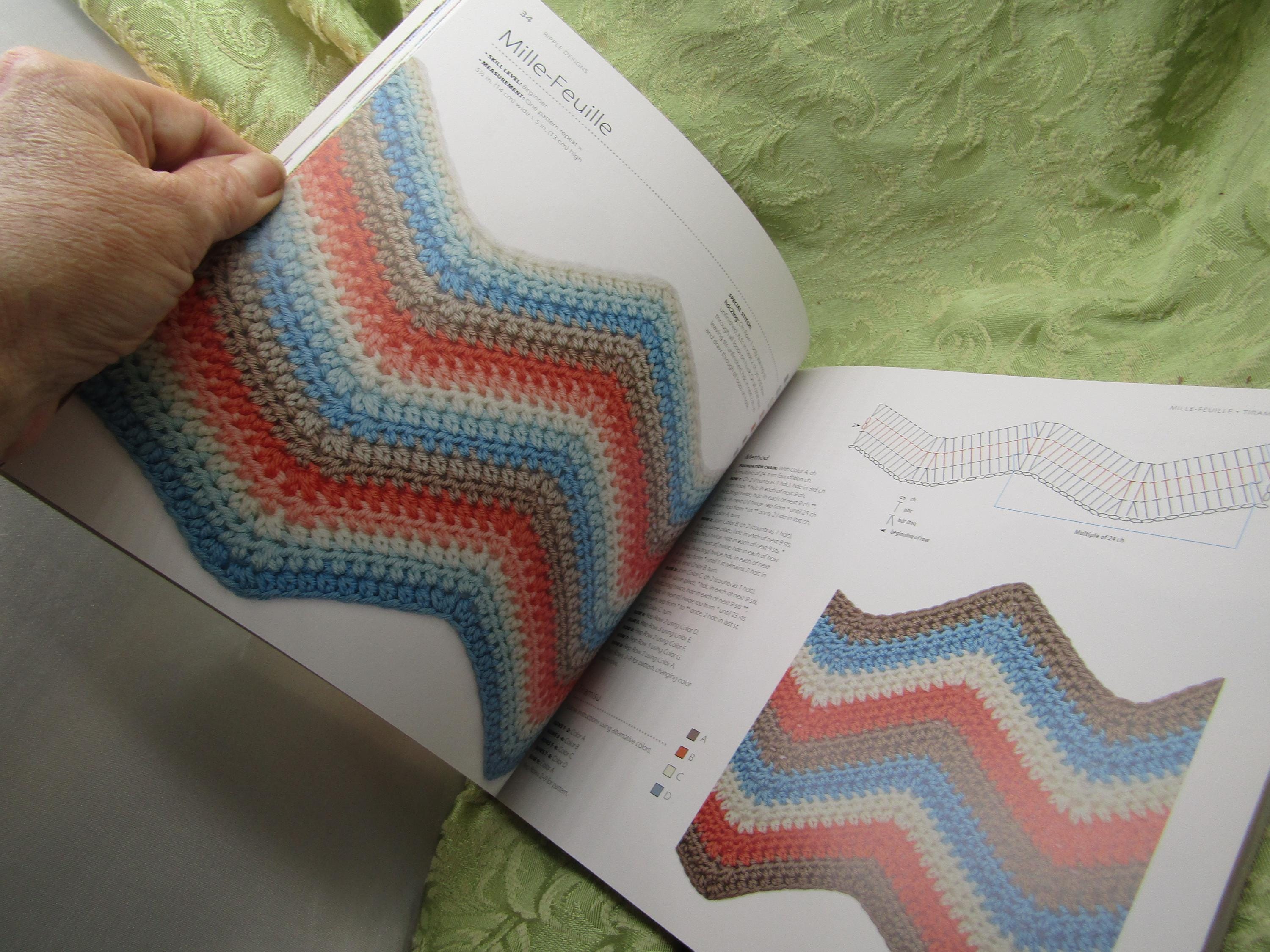 100 Colorful Ripple Stitches to Crochet by Leonie Morgan - Etsy