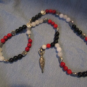 Hekate Prayer Beads: Goddess of the Crossroads with Key Charm