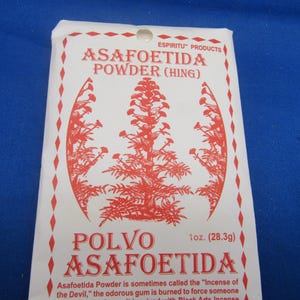 Asafoetida Powder, Polvo Asafoetida