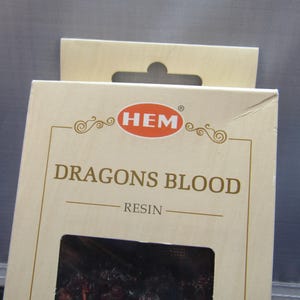 Dragon&#39;s Blood, HEM Dragon&#39;s Blood Resin, Resin Incense