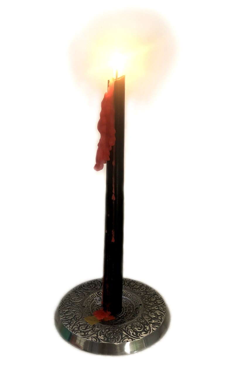 Vampire Blood Candles Set of 4 4 Black Taper Candles that Etsy