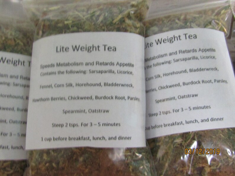 Tea Herbal Tea Weight Loss Tea Loose Weight Tea Lite Etsy