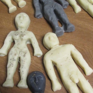 Beeswax Poppets, Natural, Female or Male