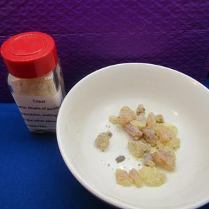 Copal, Copal Resin Incense, Two Ounce, in Reusable Bottle