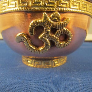Om Offering Bowl, Meditation, Ritual Bowl, 3&quot;
