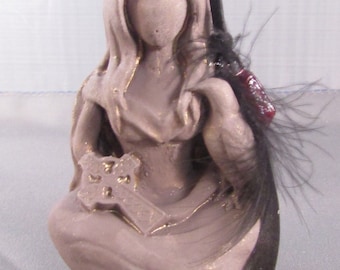 Morrigan Statue: The Raven Goddess, Celtic Warrior (2.5" Tall)