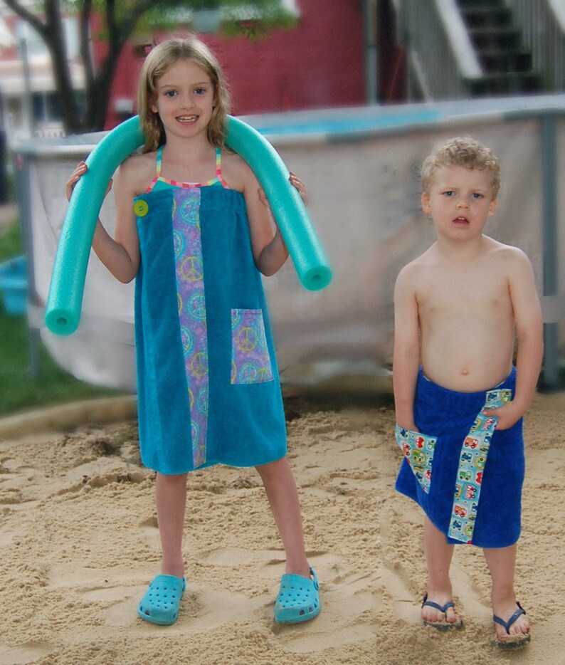 Little Girls Towel Wrap for Pool Beach or Shower/Bath Etsy