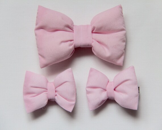 Pink Hair Bow Pink Baby Bow Baby Pink Bow Girl S Pink Etsy