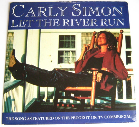 Carly Simon Let The River Run 7 Vinyl Single Record In Etsy