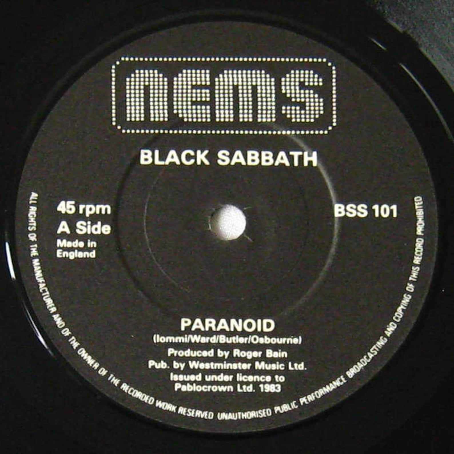 black sabbath paranoid vinyl black sabbath paranoid vinyl