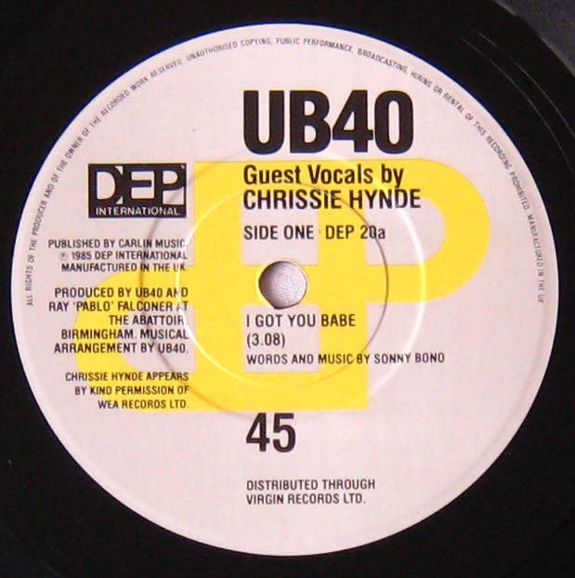 Ub40 I Got You Babe Original