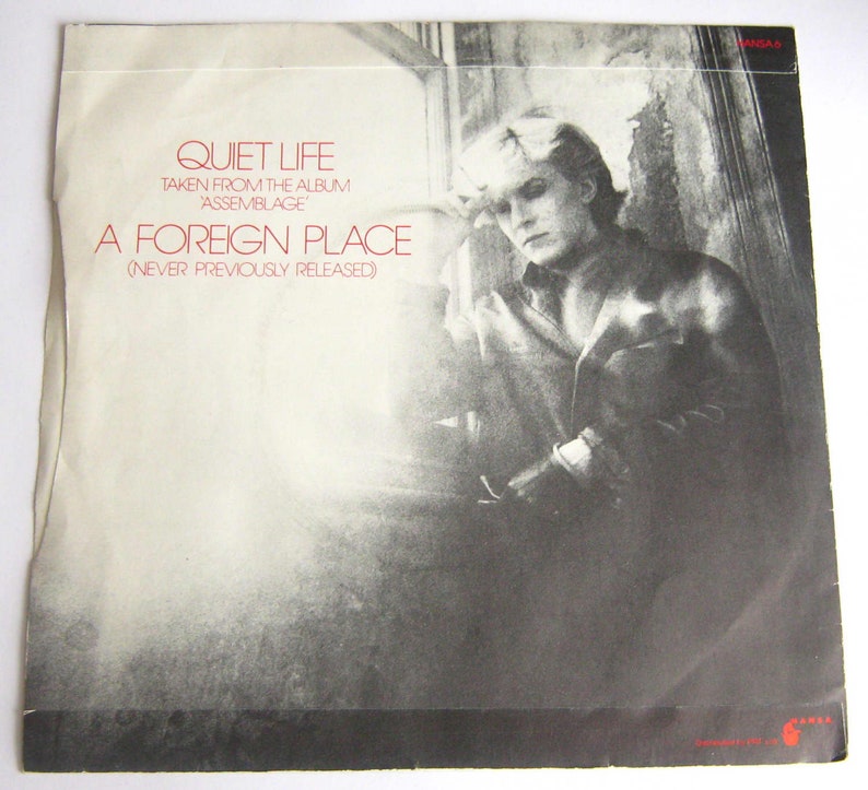 Japan Quiet Life 7 vinyl single record 45 rpm in picture | Etsy