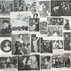 ヴィンテージ ペーパー カットアウト 73 枚のアート ロット。1920 年代から 1950 年代の切り抜き。誕生日ギフト プレゼント。ジャンク ジャーナル キット コラージュ パック クラフト。