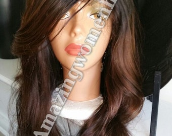 Brazil With Love. Brazilian u part with with closure,mixed lengths soft ombre colors. Full wig