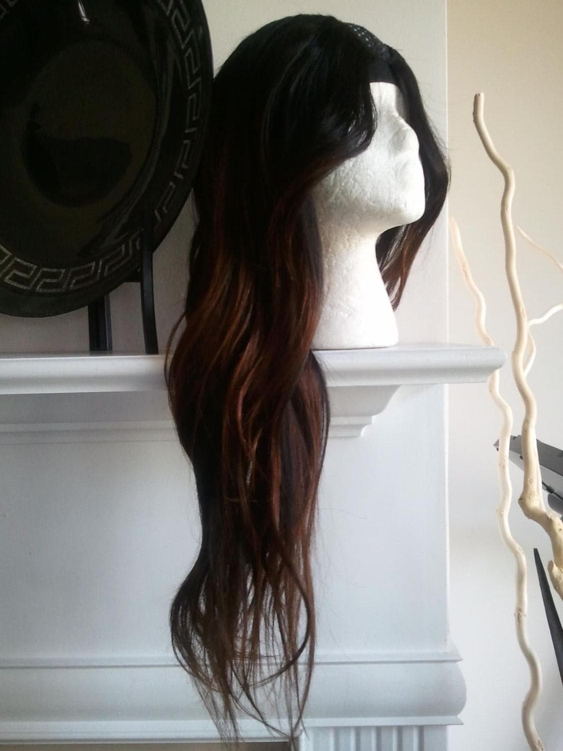 Brazilian body wave u part wig mixed colors mixed UNice Brazilian Ombre Balayage Brown Body Wave U Part Human  main image 3
