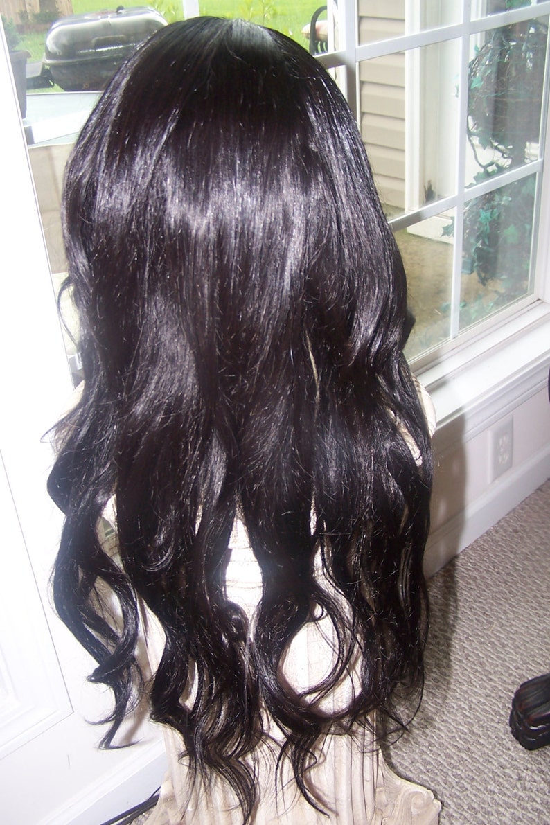 hot sexy Kim Kardashian inspired brazilian u part wig body wave black 1618 20 image 5