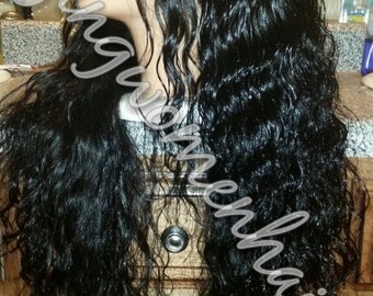 Sexy Naturally Wavy brazilian body wave u part wig! This is for the carefree person. full of body! Just gorgeous natural color mixed lengths