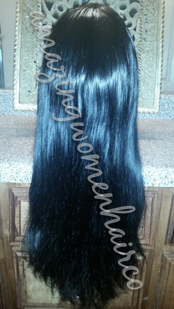 Great Buy Peruvian Straight Middle U Part Wig Custom Made 4  display picture 3