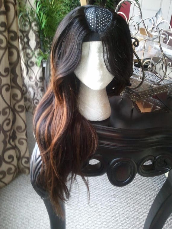 Brazillian body wave u part wig middle parting Leilani Body Wave U Part Human Hair Wig Middle Parting Upart  main image 4