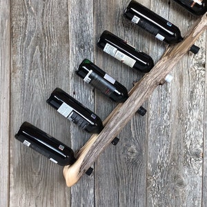 Wooden wine rack, Hanging wine rack, Rustic wine rack, Wine decor, Wine holder, Wine rack wall, Wine shelf, Kitchen wine decor, Handmade