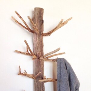Wooden coat rack River driftwood coat rack Handmade coat Wooden coat rack River driftwood coat rack Handmade coat