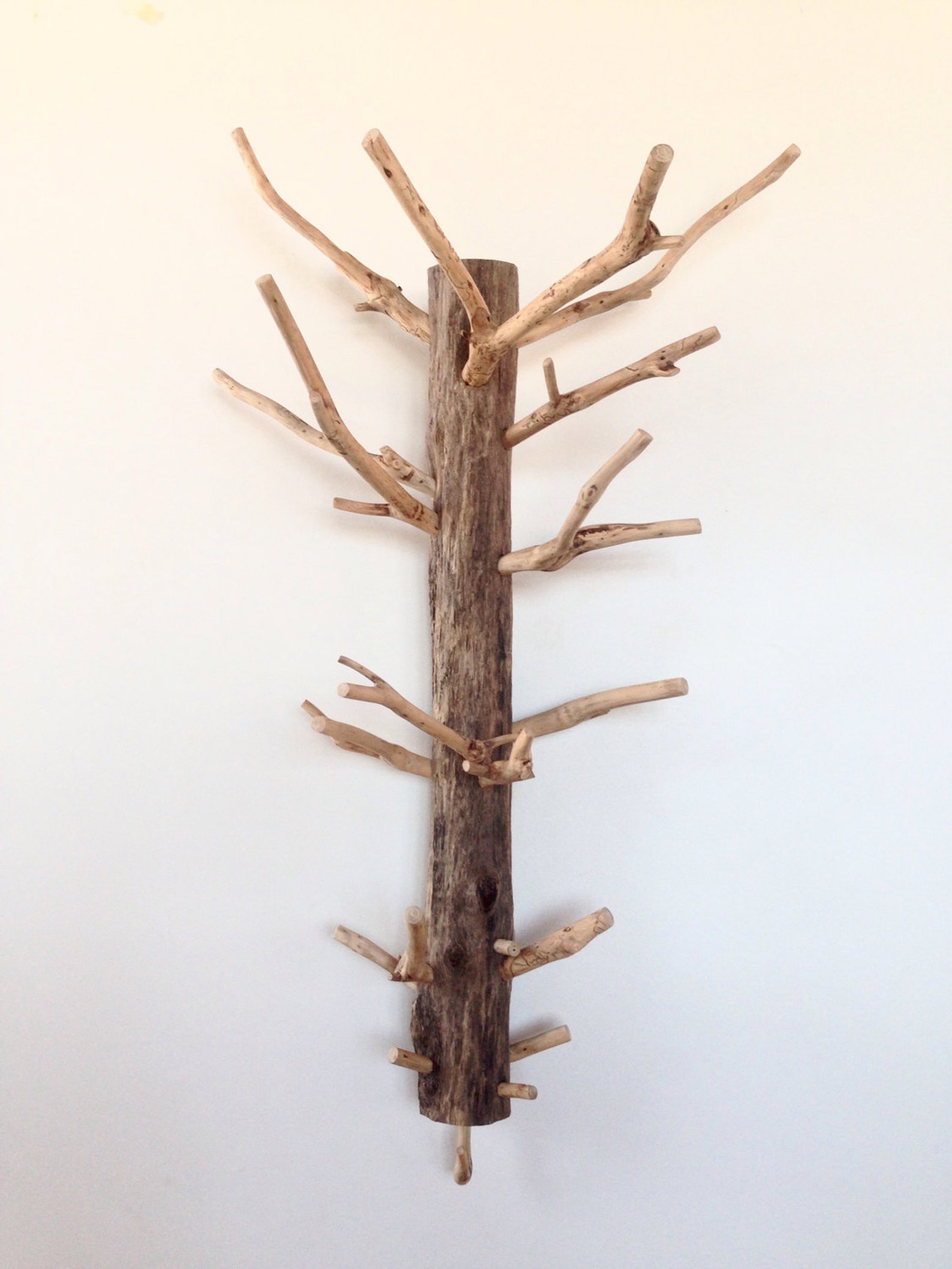 Rustic Coat Rack, Driftwood Coat Hanger, Handmade Coat Hanger