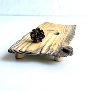 Handcrafted Driftwood Tray: Rustic Wood Art, Coastal Decor (15x5”)