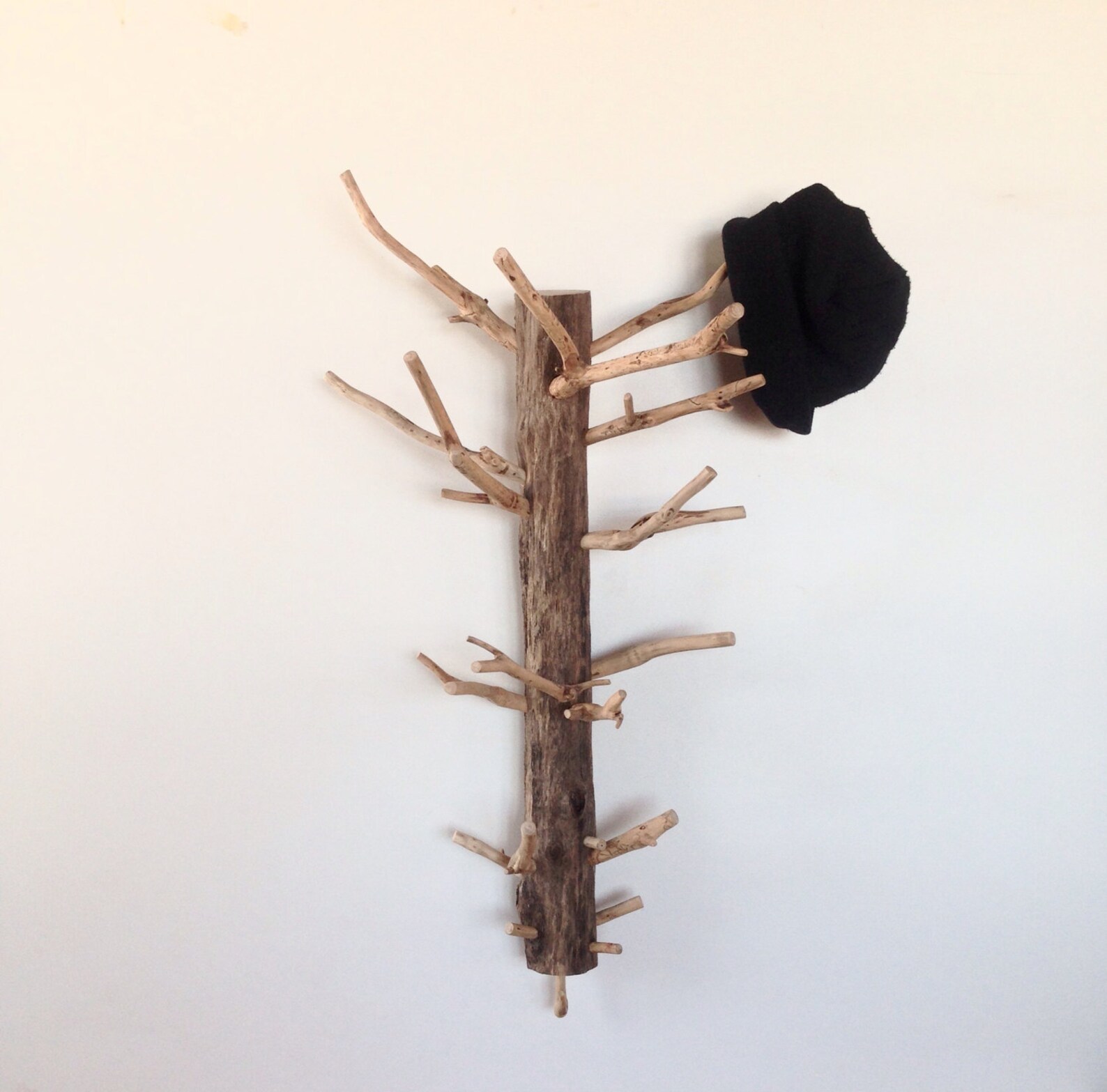 Rustic Coat Rack, Driftwood Coat Hanger, Handmade Coat Hanger