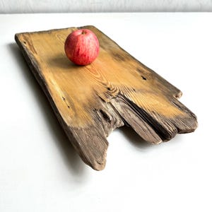 Handmade Driftwood Serving Tray: Reclaimed Wood Snack Board