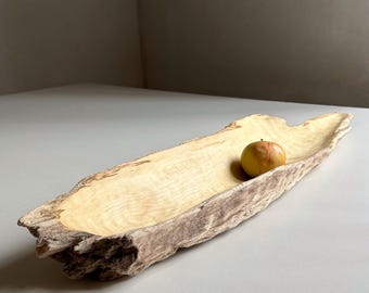 Driftwood Sculpture Bowl – Hand-Carved Natural Art Piece