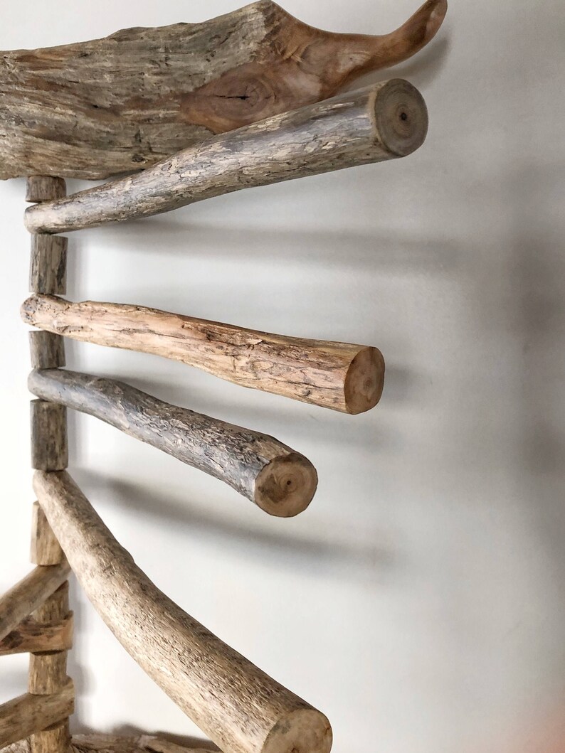 Driftwood towel rack Towel rack Driftwood coat rack Wood Etsy