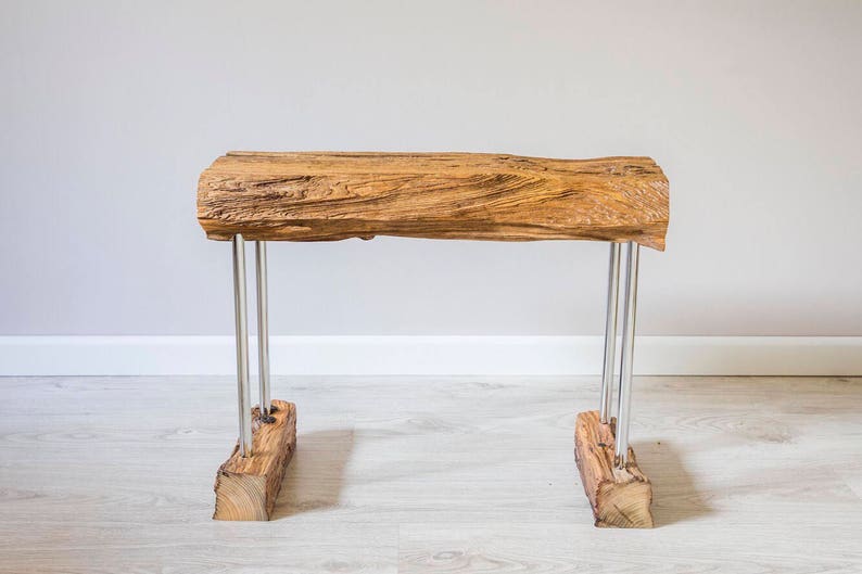Wood bench live edge bench driftwood bench rustic bench etsy