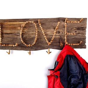 Handmade Driftwood Coat Rack: Rustic Recycled Wood Wall Decor