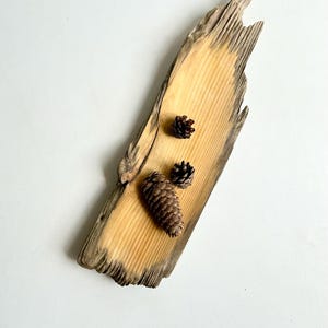 Handmade Driftwood Serving Tray: Elegant Wooden Snack Tray