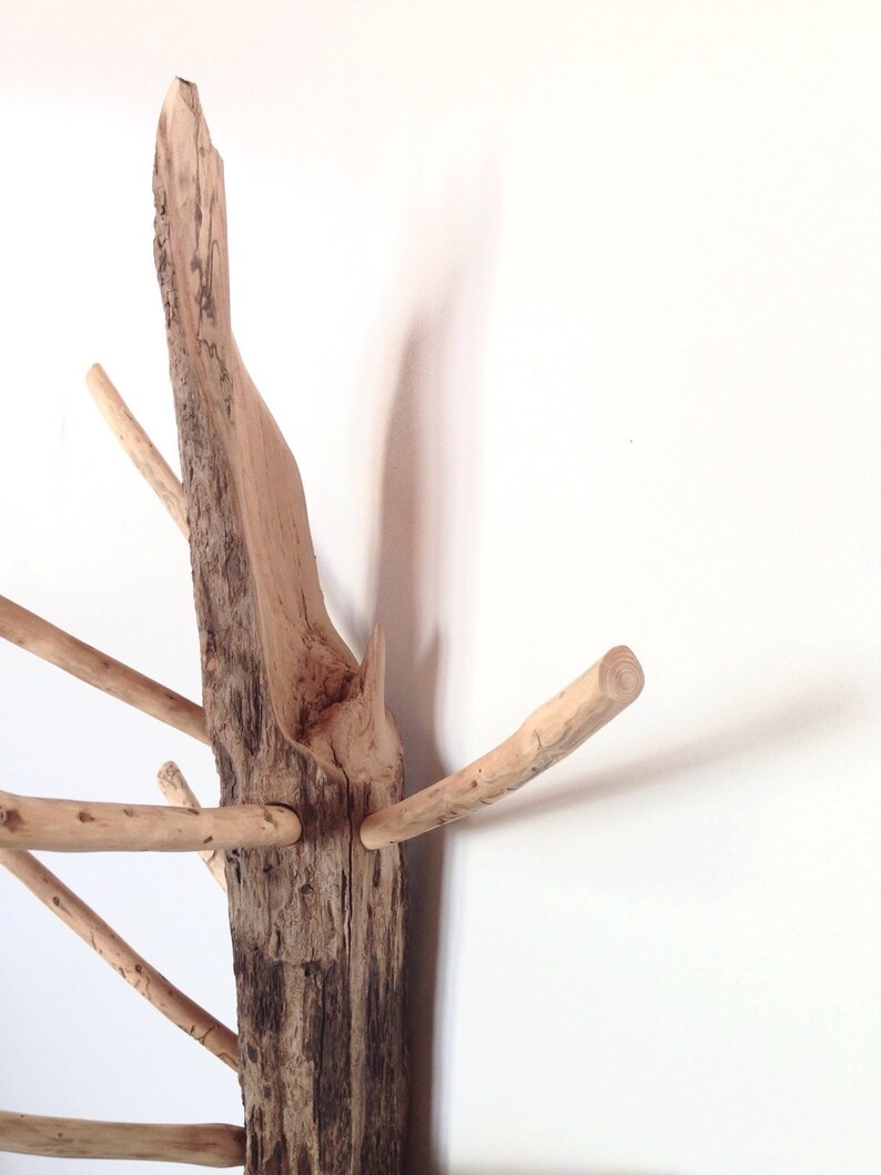 Natural Wooden Coat Rack, Coat Rack, Driftwood Coat Hanger, Handmade Coat Hanger, Rustic Coat