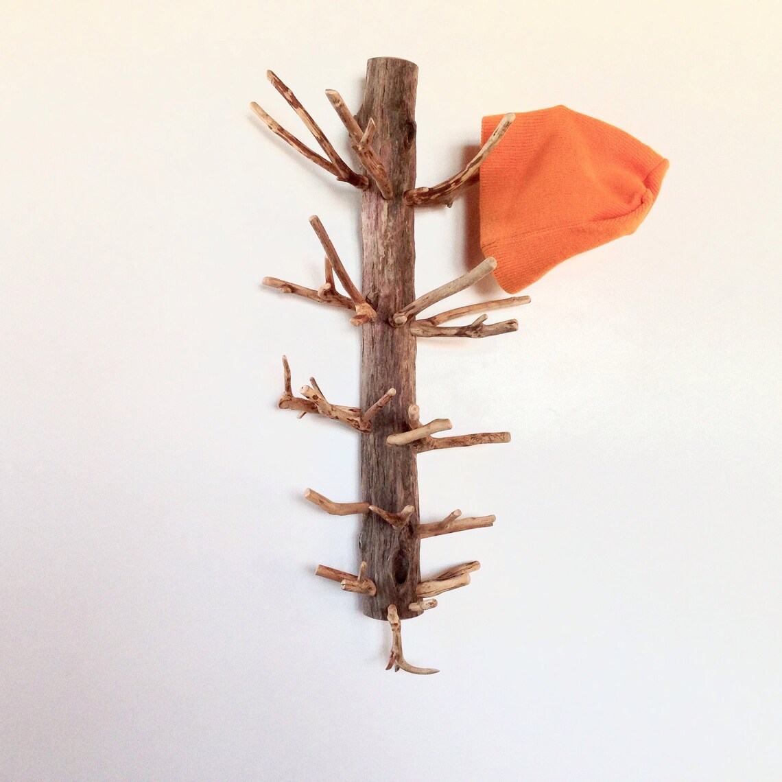 Natural Wooden Coat Rack Driftwood Coat Hanger Handmade Coat Etsy