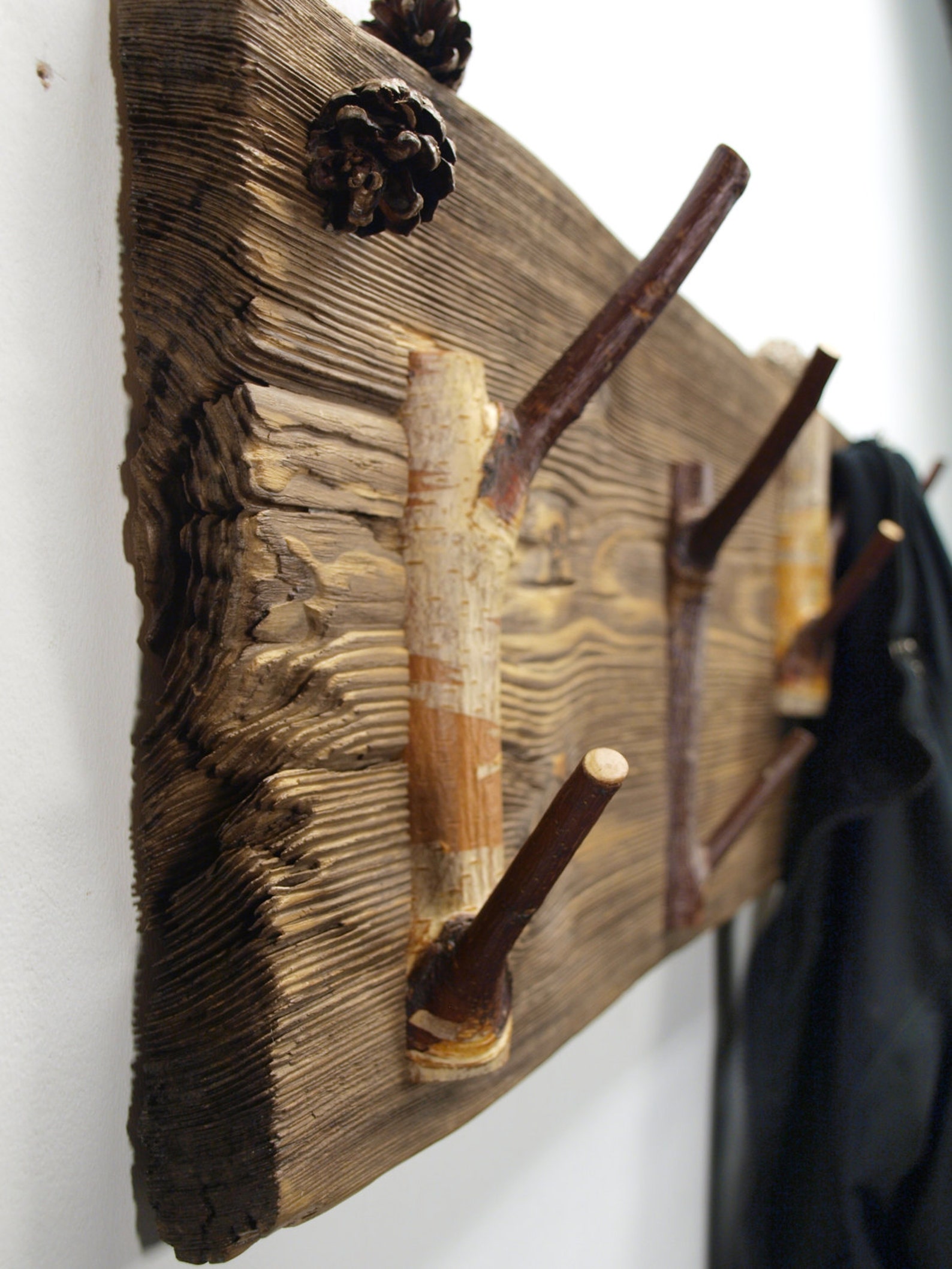 Coat Rack, Driftwood Coat Rack, Rustic Coat Rack, Handmade Coat Rack