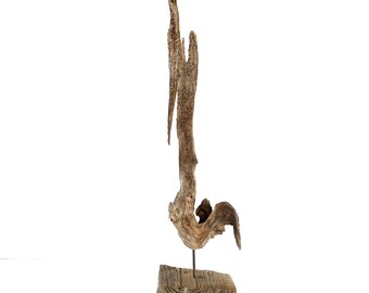 Art decore, Big bird statue, Bird art decor, Trophy, Statue, Sculpture, Wood Art, Studio art, Bird sculpture, Centerpiece, Giff, Art