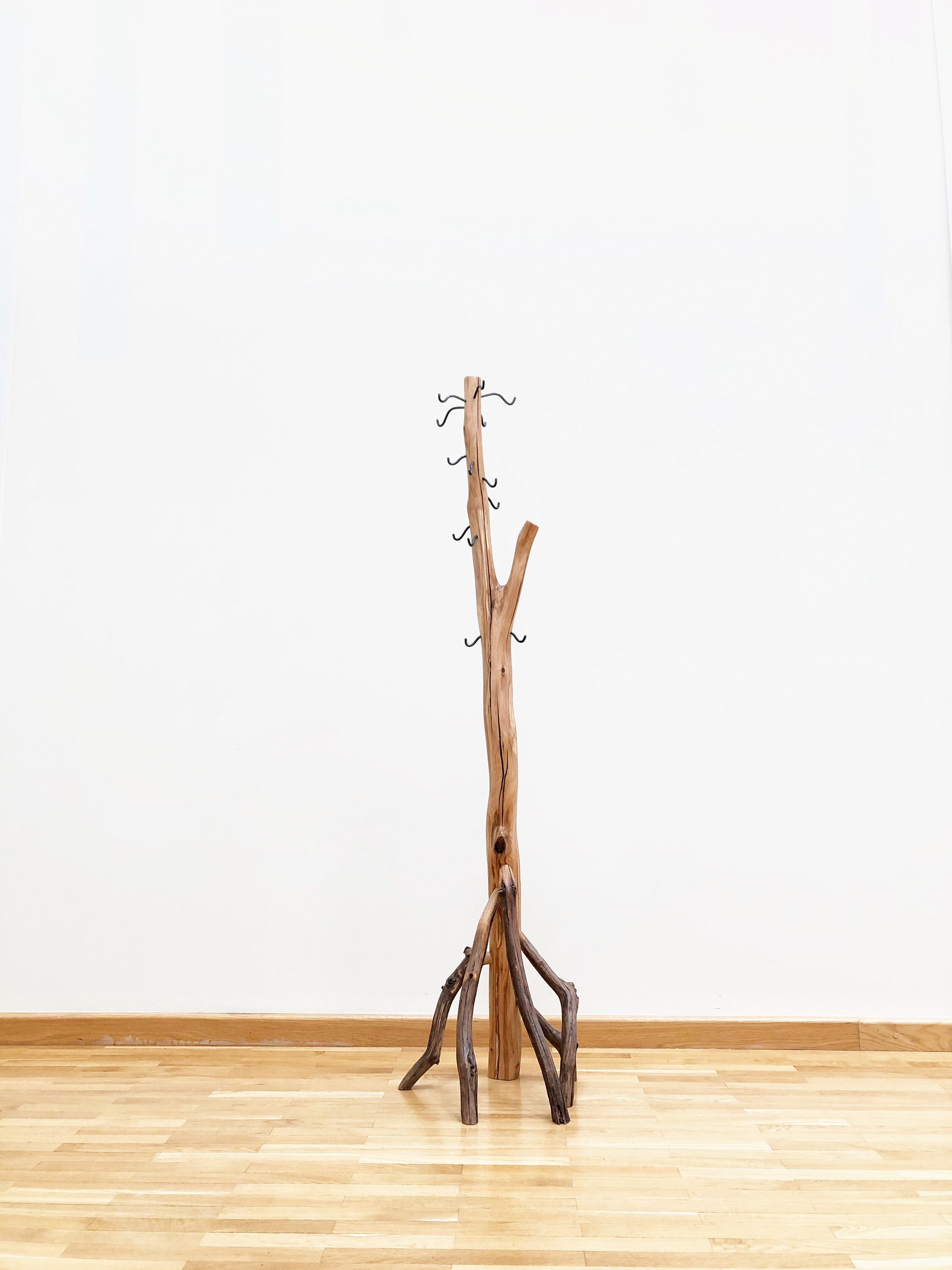 Coat Rack, Free Standing Oak Coat Stand, Rustic Coat Stand, Rustic Tree