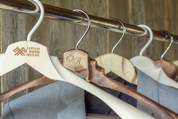 Men's Luxury Wood Shirt Hangers