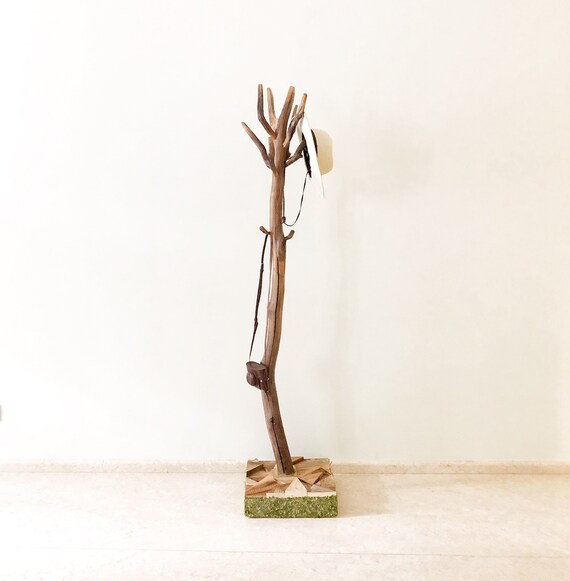 rustic coat tree stand