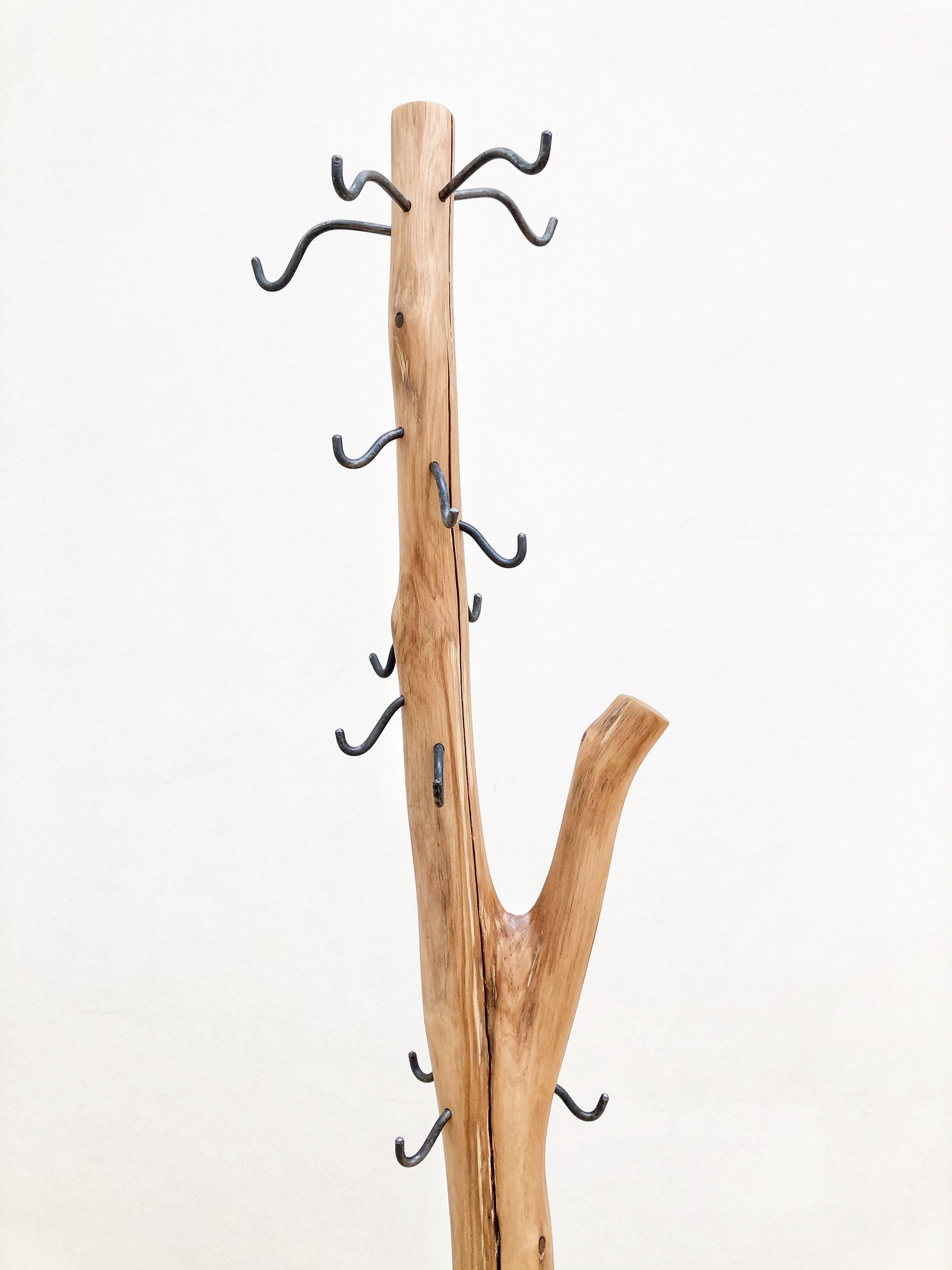 Coat Rack, Free Standing Oak Coat Stand, Rustic Coat Stand, Rustic Tree
