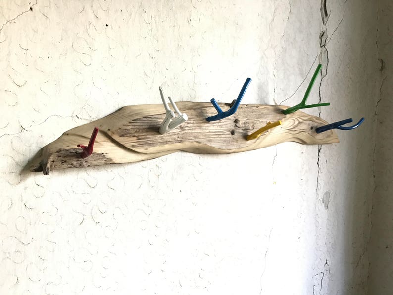 Driftwood Coat Rack Coat Rack Coat Hanger Rack Art Colors Etsy