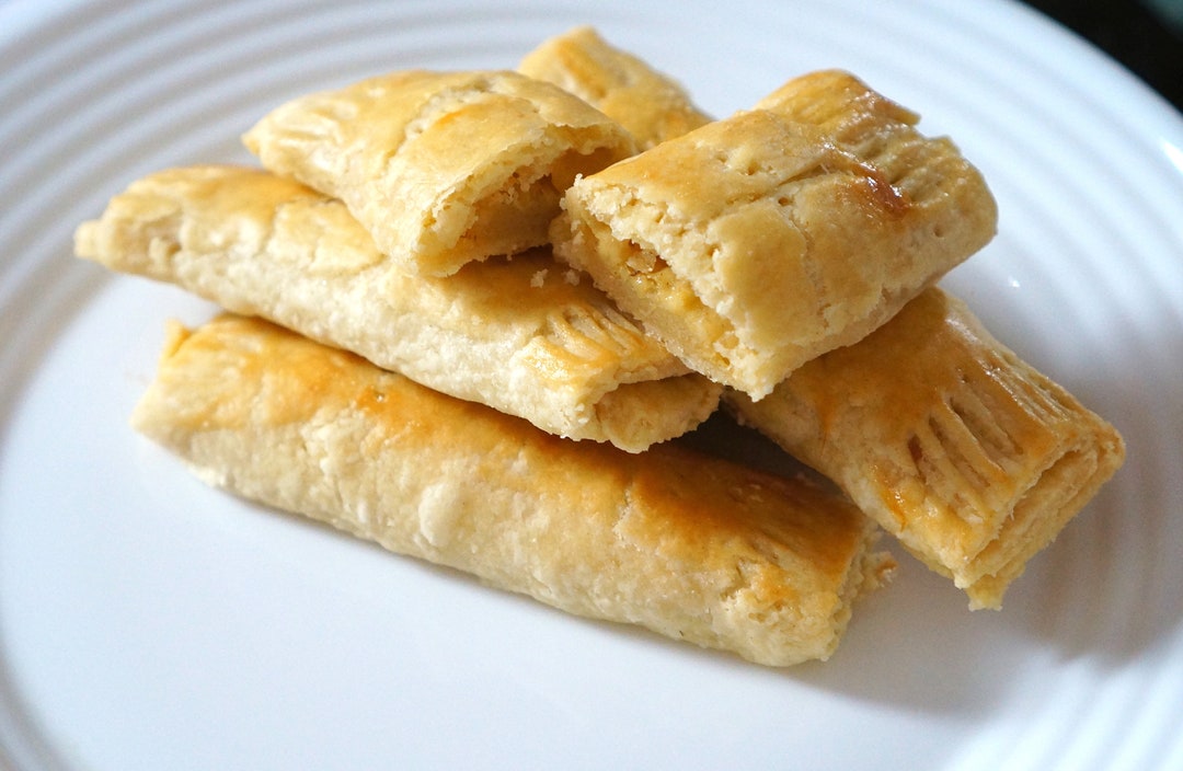 Fresh Guyanese Caribbean Cheese Roll Pastry Snacks 100 Authentic Made