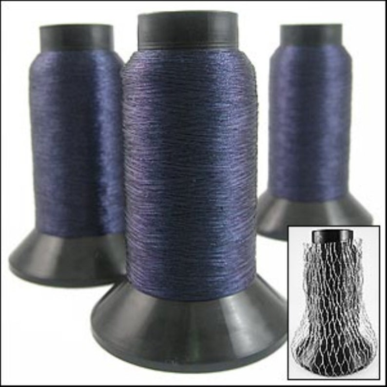Embroidery thread. Navy Blue lurex thread 1000m JR04936