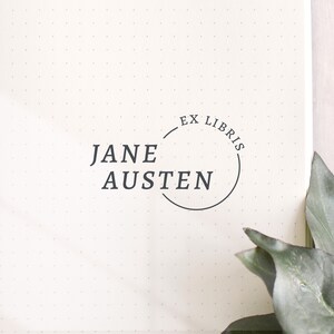 Simple Custom Book Stamp | Ex Libris