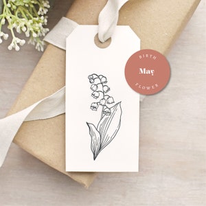 Timbre Muguet | Fleur de naissance de mai